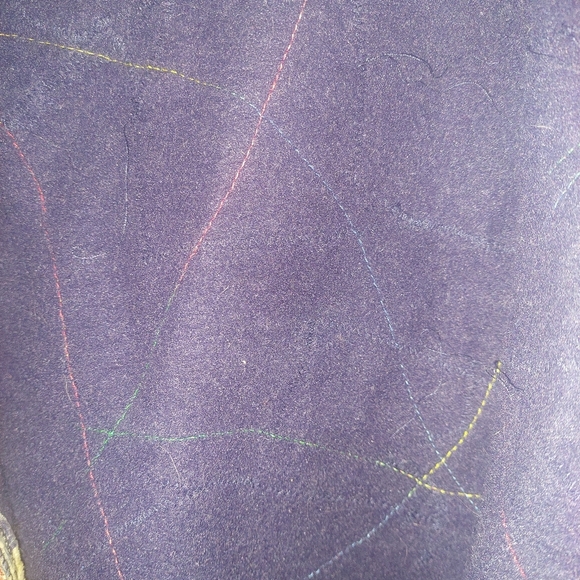 Vintage Hanes Handmade Patchwork Open Front Cardigan Size Large See Measurements - Picture 11 of 15